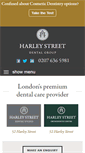 Mobile Screenshot of harleystreetdentalgroup.org